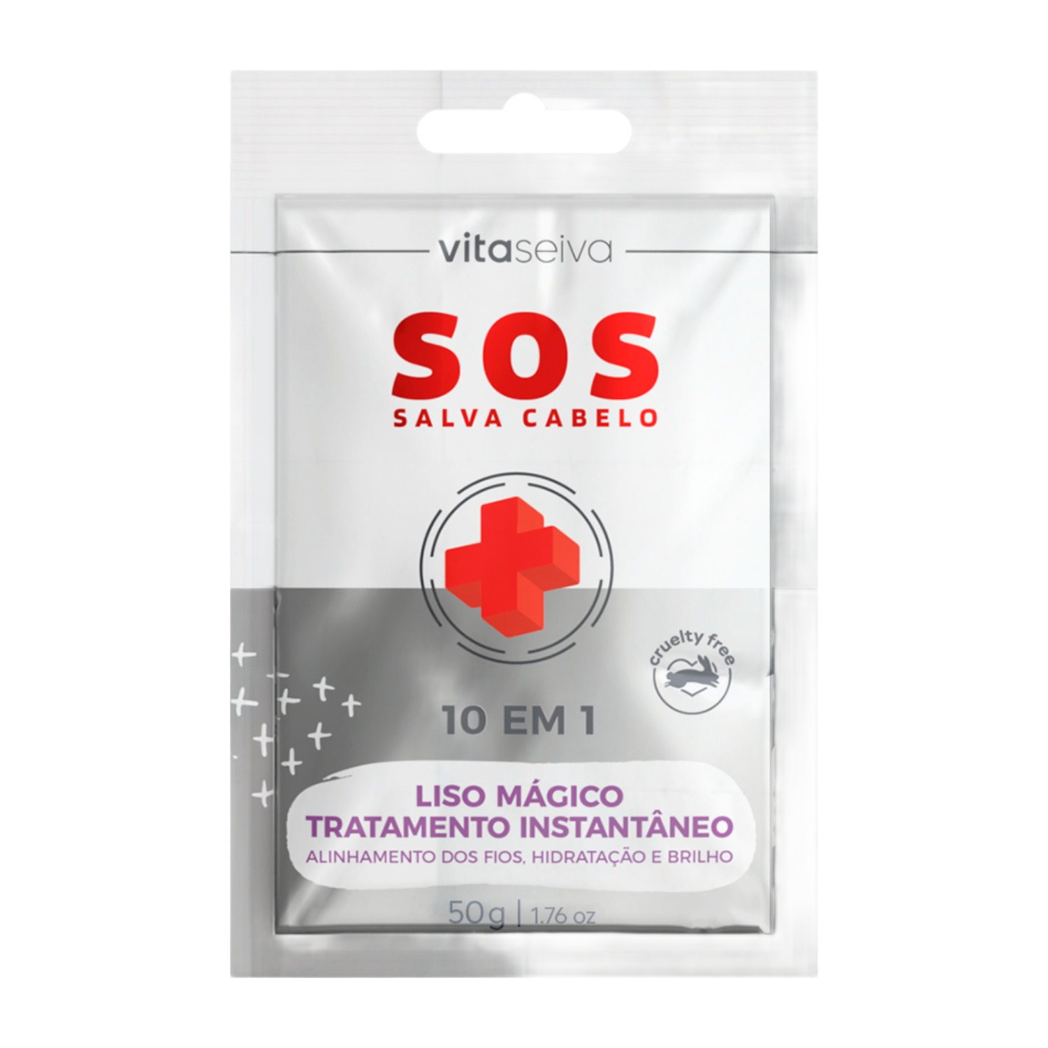 NÃO - Sachê 10 em 1 SOS Salva Cabelo Vita Seiva 50g