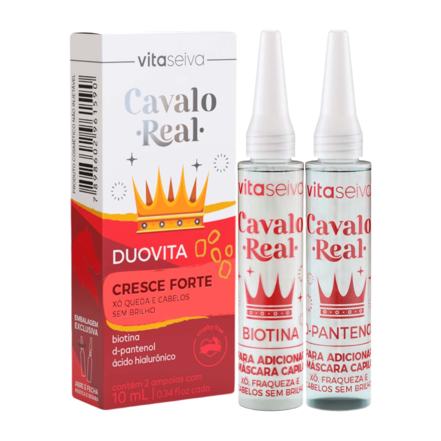 Vitamina Capilar Duovita Cavalo Real Vita Seiva 20ml