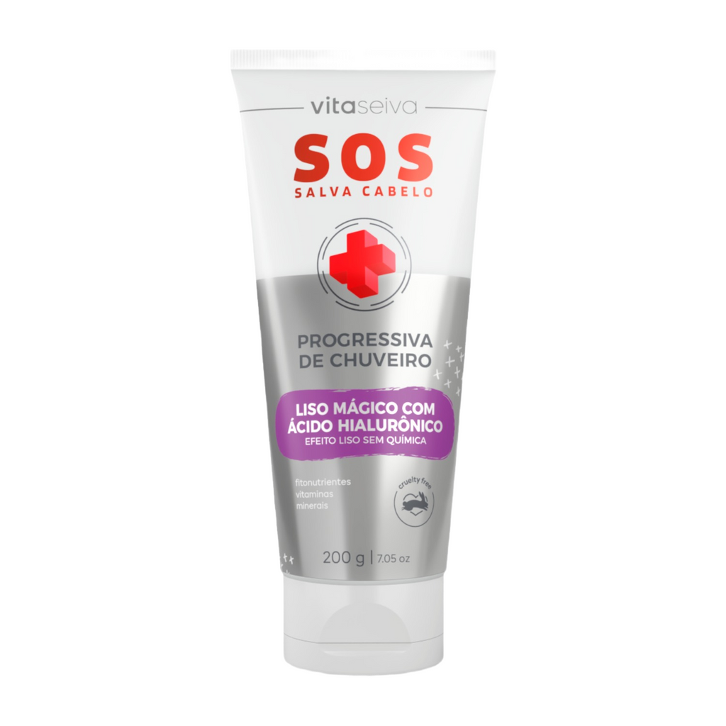 Progressiva de Chuveiro SOS Salva Cabelo Vita Seiva 200g