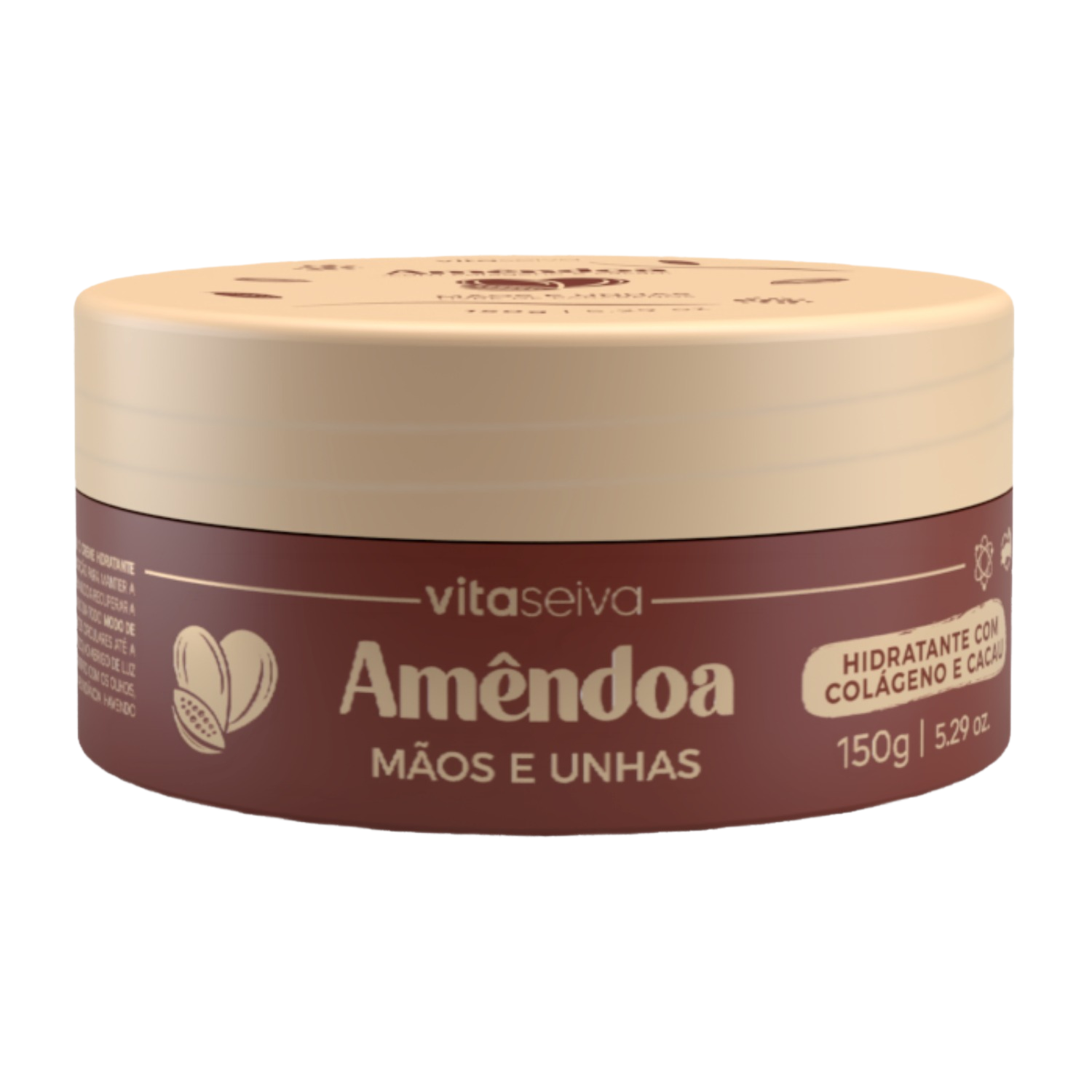 Hidratante Mãos e Unhas Amêndoa Vita Seiva 150g