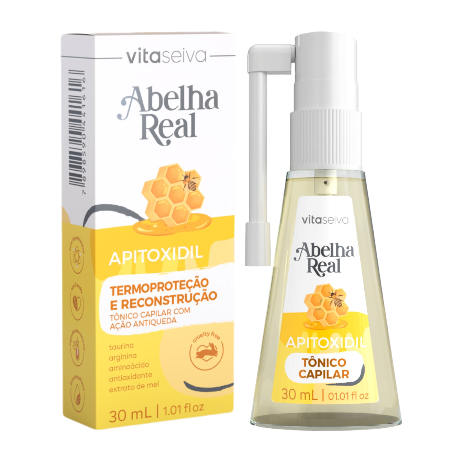 Tônico Capilar Apitoxidil Abelha Real Vita Seiva 30ml
