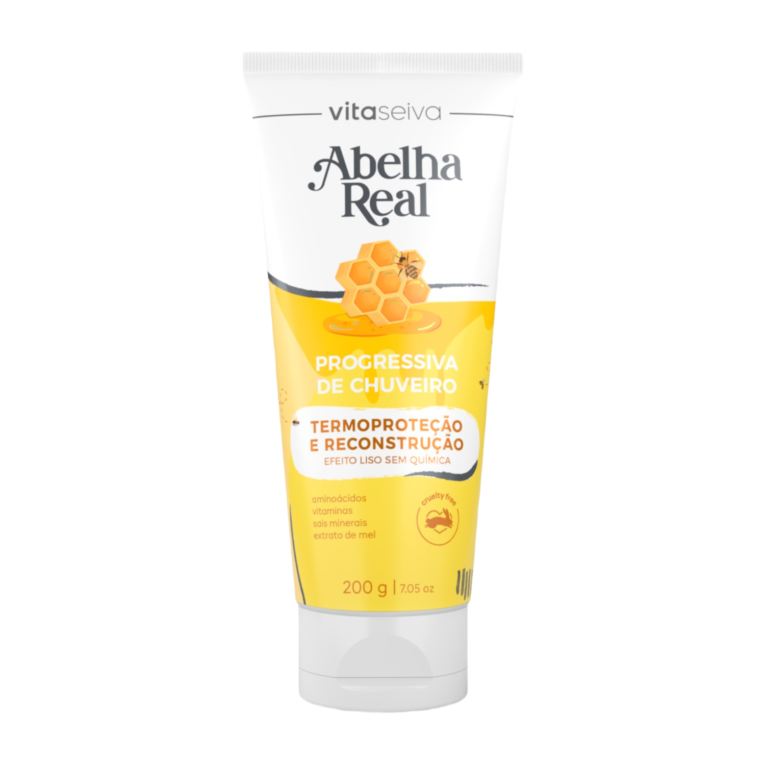 Progressiva de Chuveiro Abelha Real Vita Seiva 200g