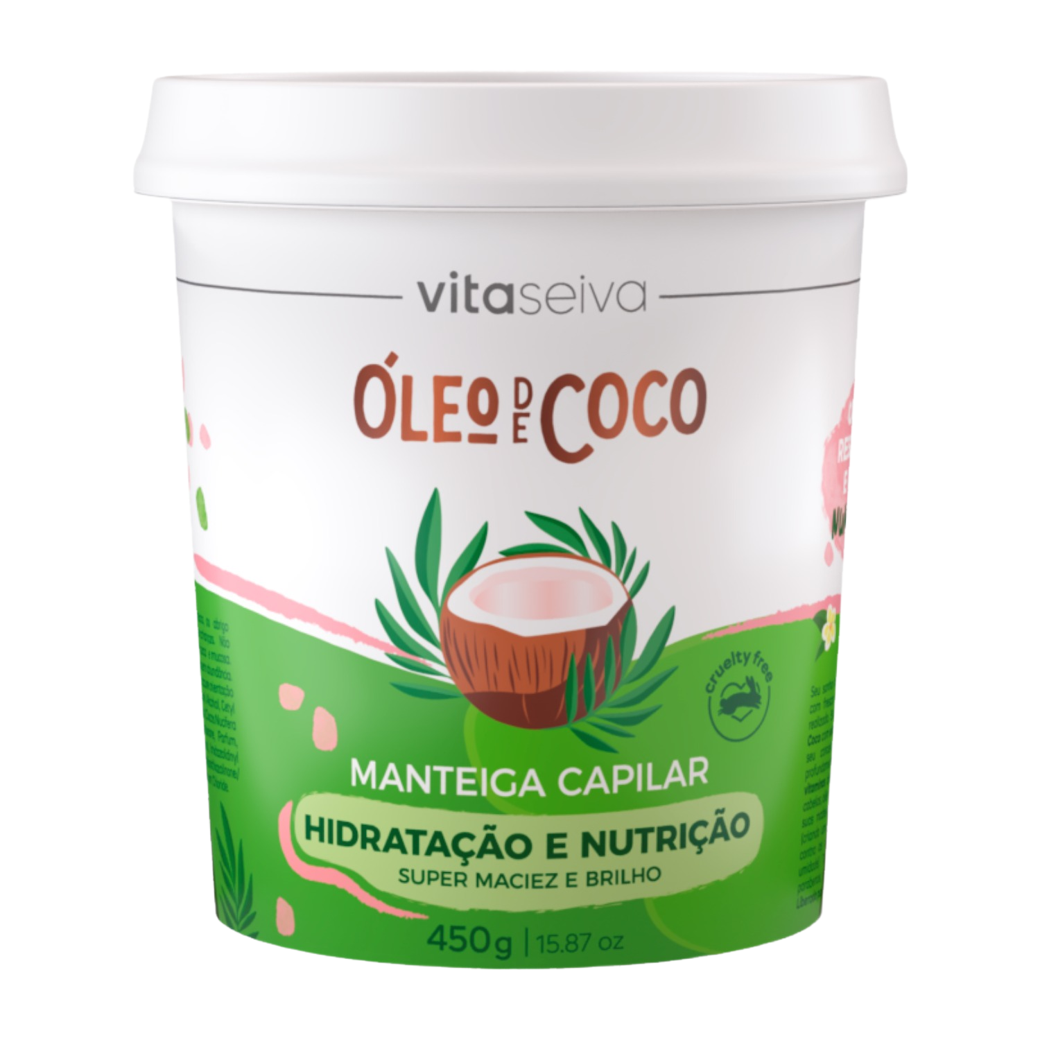 Manteiga Capilar Óleo de Coco Vita Seiva 450g